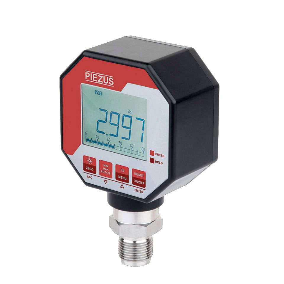 OCTO 3410 Digital pressure gauge for aggressive, viscous, abrasive media