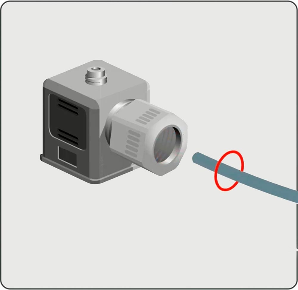cable's external diameter should match the cable gland used;
