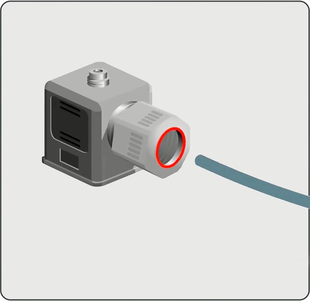 cable's external diameter should match the cable gland used;